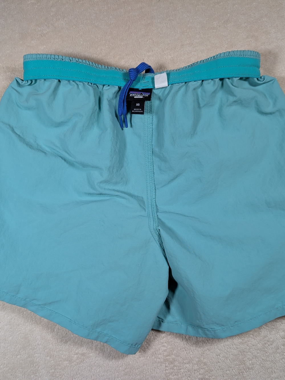 Patagonia Baggies Aqua Blue Casual Hiking Swim Shorts XS - Picture 5 of 6
